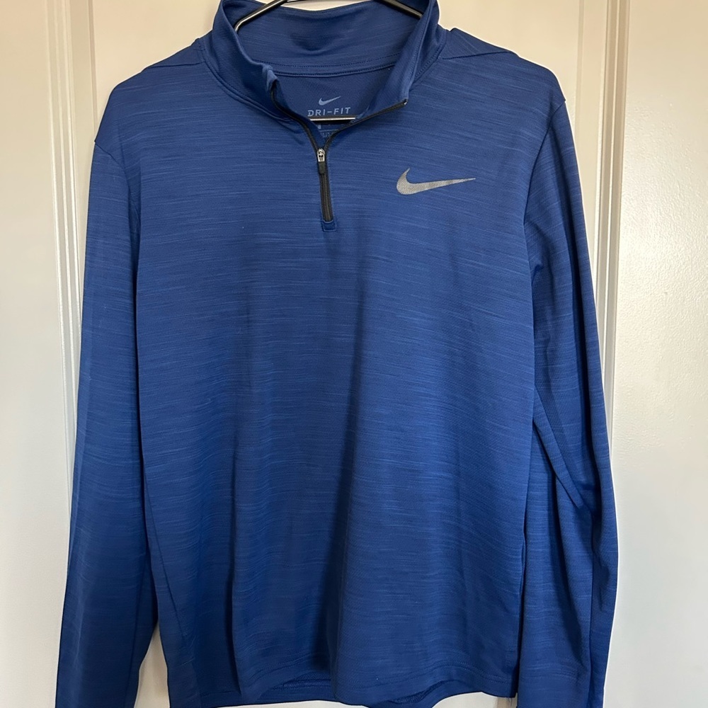 Nike Men's Blue Halfzip